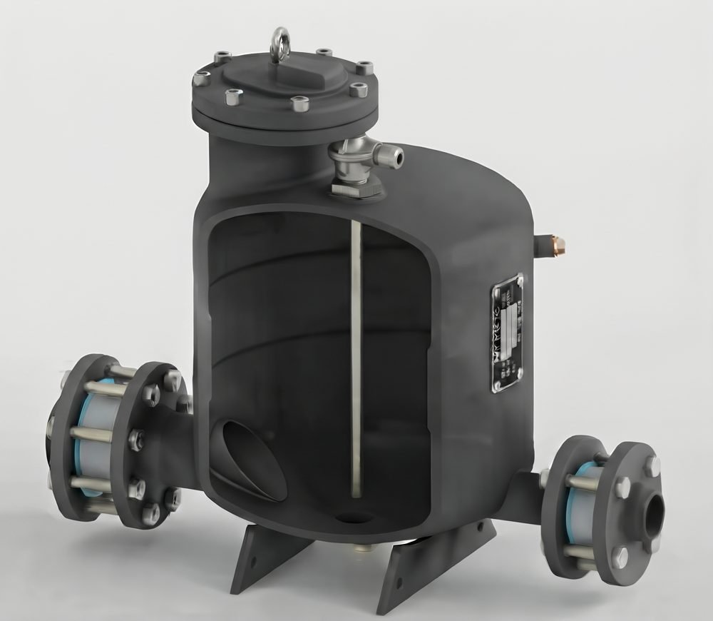 Pompa steam dengan level probe elektronik